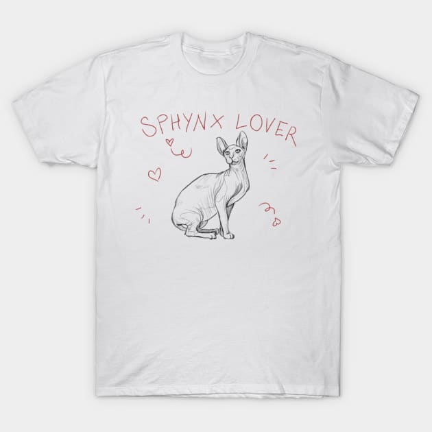 Sphynx cat lover T-Shirt by Hoshimem